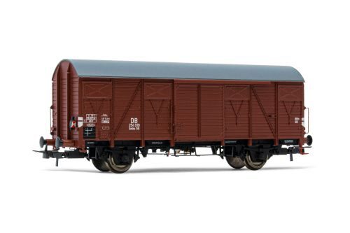 Rivarossi HR6503 DB ged. Güterwagen mit Schlusslicht Ep III